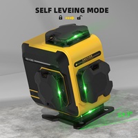 Niveau laser Huepar M04CG 4D 16 lignes Mini 360 degrés Ligne croisée Extérieur Auto-nivelant Mode manuel