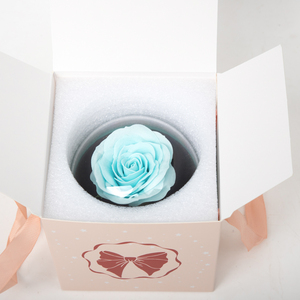 Caja de Joyería de Lujo Zebopak con Rosa Eterna y Cajón, Caja de Regalo con Flor Preservada y Logotipo Personalizado para el Día de San Valentín, Venta al Por Mayor - Product Image 4