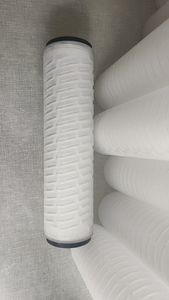 Kimyasal veya su arıtma için 10/20 inç hidrofiliklik/hidrofobisite PES PTFE PP membran kıvrımlı filtre kartuşu - Product Image 6