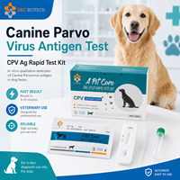 Kit de test rapide combiné antigénique pour le virus de la maladie de Carré canine et le virus de la parvovirose (CDV CPV Ag) – Cassette rapide – Échantillon gratuit – Fournisseur OEM – Kit d'exportation
