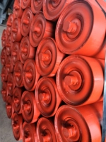 Rouleau de support en acier robuste SANS 1313 Standard pour l'exploitation minière sud-africaine, pour le transport de minerai d'or et de platine