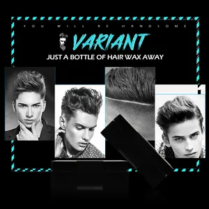 Vierkante Doos Nieuw Binnen Mannen Haar Styling Product Haarvezel Klei Matte Textuur Styling Type