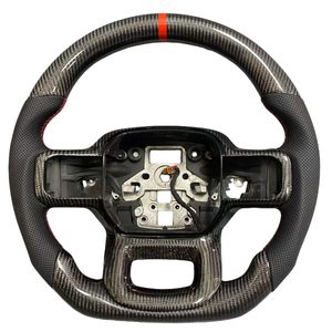 Volant de voiture sport en fibre de carbone, vente directe usine, pour Ford F150 SVT <span class=keywords><strong>RAP</strong></span> F250 F350, pièces de modification automobile personnalisées - Product Image 1