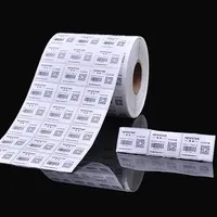 Autocollants de sécurité holographiques UV anti-contrefaçon en PVC découpés sur mesure, imperméables, avec motif d'aigle, fournis directement par l'usine