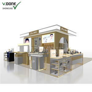 Vente directe d'usine kiosque d'affichage de parfum personnalisé avec lumière LED pour magasin de maquillage cosmétiques marque boutique magasin Design d'intérieur - Product Image 2