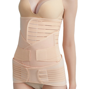 Ceinture de soutien abdominale post-partum réglable 3-en-1 personnalisée en usine, en Spandex et Nylon, pour femmes après chirurgie - Product Image 5