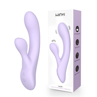 WINYI WY0782 Multifunktionaler Klopf-Vibrator für Frauen Wasserdichter Silikon G-Punkt Klitoris-Stimulator Spielzeug