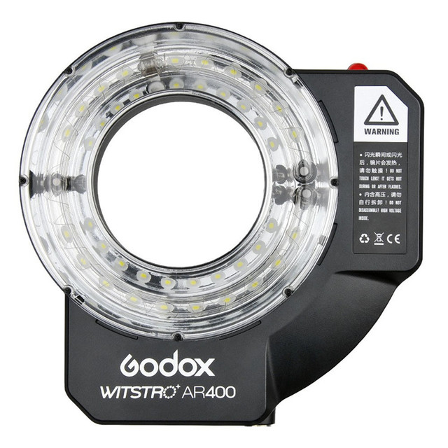 Godox Ar400 Lightweight Ring Flash 400w Li-ion Battery Led Video Light For Photography Portrait