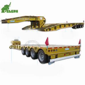 Remorque surbaissée 5 essieux 100-120 tonnes, neuve et <span class=keywords><strong>d</strong></span>'<span class=keywords><strong>occasion</strong></span>, avec col <span class=keywords><strong>de</strong></span> cygne, semi-remorque à plateau bas - Product Image 3