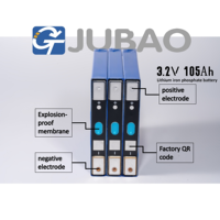 Batterie au lithium phosphate de fer carrée Gotion 3.2V105Ah, vente en gros, stockage d'énergie solaire, grande cellule unique, nouvelle