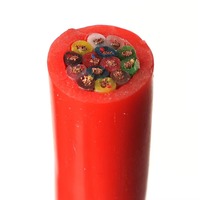 Anpassbares Rotkupfer Hochtemperaturbeständiges Silikon-Gummi Flexibles Niederspannungs-Verteilungskabel 450/750V