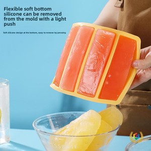 Bac à glaçons en silicone moderne et minimaliste avec couvercle pour whisky, glaçons longs, libération rapide, nettoyage facile, usage domestique et commercial - Product Image 4