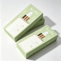 Scatola di Imballaggio in Cartone Bianco Economica da Fabbrica Cinese, Design Personalizzato per Cosmetici, Prodotti per la Cura della Pelle, Oli Essenziali, Scatola per Flaconi Contagocce