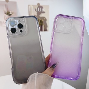 Estilo de lujo <span class=keywords><strong>2</strong></span> en 1 Gradiente transparente color brillante funda de teléfono para Vivo V40 Lite 5G V40 Y03 4G - Product Image 3