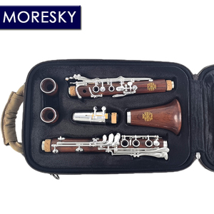 Clarinete Profesional MORESKY Mopane Bb/sib Plateado con 19 Llaves, Clarinete Brillante - Product Image 3