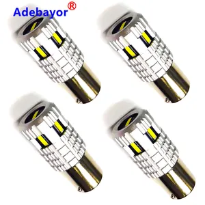 מחיר נמוך 1156 P21W BAU15S רכב Led אורות הנורה DC12V 1860 6SMD איתות מנורת 1156 Canbus שגיאה ללא סין