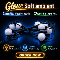 Boule lumineuse à pixels RGB programmable BM-D50, lumière LED adressable WS2811 UCS1903 SPI DMX pour l'éclairage architectural décoratif