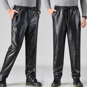 <span class=keywords><strong>Pantaloni</strong></span> Invernali da <span class=keywords><strong>Uomo</strong></span> all'Ingrosso, <span class=keywords><strong>Neri</strong></span> in <span class=keywords><strong>Ecopelle</strong></span>, Antivento, Caldi, Impermeabili, Felpati e Rinforzati per Motociclismo - Product Image 3