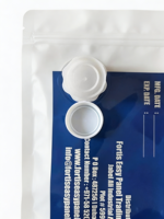 Pochette Doypack personnalisée imprimée de 5 à 20 L avec grand bec verseur et poignée pour l'emballage industriel de colle, de latex blanc, de lubrifiant et d'huile liquide