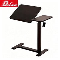 Table d'appoint inclinable ergonomique en acier robuste à hauteur réglable pour ordinateur portable, idéale pour le bureau à domicile