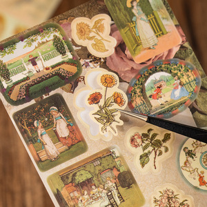 Paquete de 30 Hojas de Pegatinas, Estilo Retro, Motivos Vintage, Patrones Versátiles, Diarios, Decoraciones DIY, <span class=keywords><strong>Arte</strong></span> de <span class=keywords><strong>Collage</strong></span> - Product Image 4