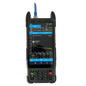 ST327 V5 S337 V2 Compatible con 1310/1550nm 26/24dB VFL Medidor de Potencia con Pantalla Táctil, Google Play, Android 9.0, PDA para Pruebas de Telecomunicaciones - Product Image 1