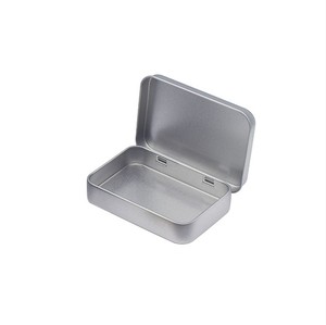 88x60x16mm kim loại hình chữ nhật rỗng tins mini xách tay hộp thiếc lưu trữ nhỏ Kit & nhà tổ chức với nắp đậy Craft <span class=keywords><strong>tin</strong></span> container - Product Image 5