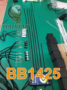 BB1425 RGB acrílico óptico 18led tubo de neón suave APP Control Interior Universal tira <span class=keywords><strong>Led</strong></span> atmósfera luces ambiente iluminación Coche