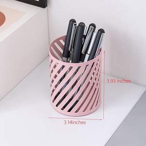 Juego de almacenamiento de documentos de escritorio, estante para documentos, soporte para Bloc de notas, taza para lápices, <span class=keywords><strong>grapadora</strong></span>, papelería para estudiantes escolares para niñas - Product Image 4