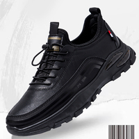 Nouvelles chaussures de sport décontractées en cuir PU tendance, chaussures de course pour hommes en stock