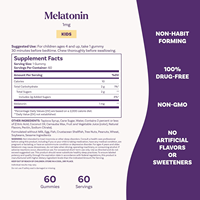 BioFlex Gummies à la saveur de framboise naturelle, étiquette privée personnalisée, sûres et efficaces, 1 mg de mélatonine, gummies pour le sommeil pour enfants et adultes