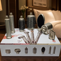 Sèche-cheveux professionnel 7-en-1 multifonction 1400W avec moteur BLDC haute vitesse