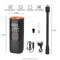 Mini gonfleur de pneu électrique Portable pompe à Air compresseur gonfleur 12V pour voiture moto Scooter vélo gonflage des pneus