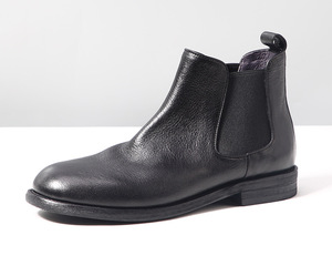 Botas casuales de cuero negro marrón de alta calidad Botas <span class=keywords><strong>Chelsea</strong></span> de moda de cuero genuino para hombres - Product Image 4