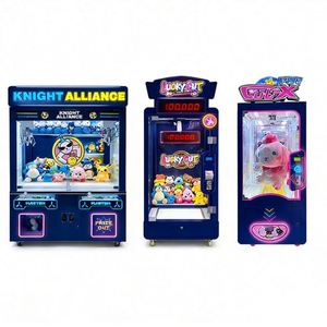 Armoire de jeu attrape-dinosaures avec machine à griffes à monnayeur en acier inoxydable, jeu de grue d'arcade pour enfants, unité de stand de jeu pour fêtes - Product Image 5