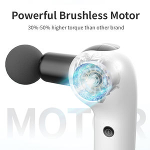 Beoka professionale portatile portatile per massaggio con pistola per il corpo a impulso Fascia muscolare massaggiatore silenzioso a 4 teste per massaggio elettrico all'ingrosso - Product Image 2