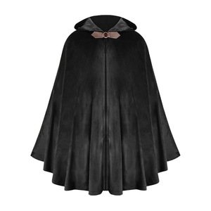Cape à capuche médiévale Renaissance pour homme, cape en velours, cape victorienne, cape médiévale, costume d'Halloween pour adulte, <span class=keywords><strong>femme</strong></span> - Product Image 6