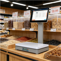 Système de point de vente avec écran tactile capacitif 11,6 pouces 1366x768 Android RK3566, garantie 3 ans, Wi-Fi 6, caisse enregistreuse