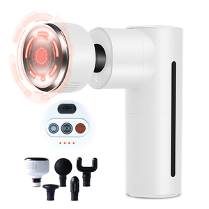 <span class=keywords><strong>Pistola</strong></span> de masaje deportiva de acero inoxidable con alimentación USB tipo C para dama de Mano Eléctrica vendedora caliente OEM de alta calidad - Product Image 1
