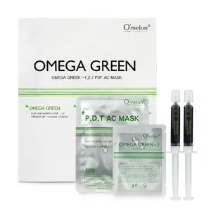 Korea Original Omelon Omega Green Maske für Akne und Rosacea Behandlung