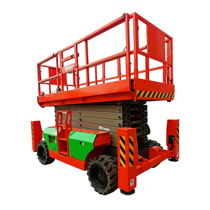 Plateforme élévatrice à ciseaux tout-terrain de 14 m et 450 kg pour travaux de construction lourds, approvisionnement B2B - Product Image 4