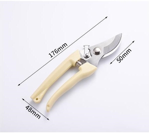 Ciseaux de jardin multifonctionnels en acier inoxydable, faits à la main, à double tranchant, pour la taille des légumes, des fruits, des plantes et des arbres en extérieur - Product Image 6