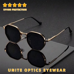 Nouvelles Tendances Mode Été 2026 – Lunettes de Soleil Vintage à Monture Métallique Polygone, Protection <span class=keywords><strong>UV</strong></span> 400, Marque Privée OEM pour Hommes et Femmes - Product Image 6