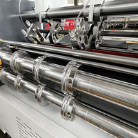 Machine à découper et à rainurer de haute qualité à 6 lames, 10 rainures, avec alimentation manuelle, réglage électrique et lame fine pour la fabrication de boîtes en carton