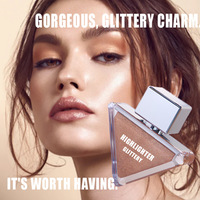 CHARM BEAUTY Haute Pigment Maquillage Des Yeux Diamant Brillant Liquide Fard À Paupières Stylo Vegan Visage Surligneur Multifonction Maquillage Des Yeux