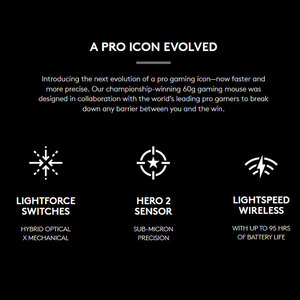 <span class=keywords><strong>Logitech</strong></span> <span class=keywords><strong>G</strong></span> <span class=keywords><strong>Pro</strong></span> <span class=keywords><strong>X</strong></span> Superlight 2 Chuột Souris Sans Fil Có Thể Sạc Lại Không Dây Chuột Chơi Game Bluetooth Raton Chơi Game Logi Bán Buôn - Product Image 3