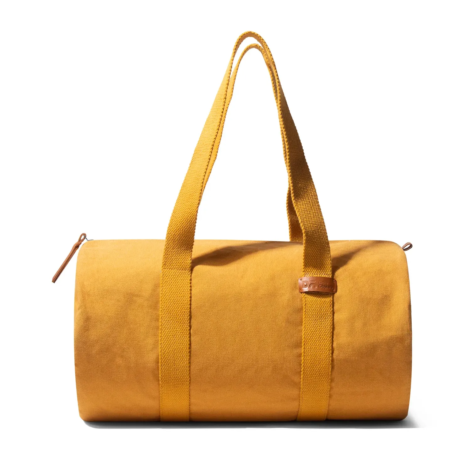 Vente en gros Logo personnalisé Jaune moutarde Voyage en plein air Gym Sport Sac de voyage en toile pour femmes hommes