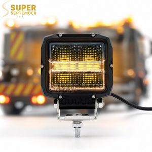Faro da Lavoro LED 60W ECE R65, Luce di Posizione Anteriore, IP6K9K Impermeabile, 12V 24V, Faro Multifunzione per Camion da Costruzione - Product Image 1