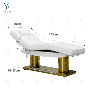Luxus ergonomisch weiß langlebig elektrisch Schönheit Gesicht Spa-Bett <span class=keywords><strong>Massage</strong></span> Salon-Möbel Lieferant