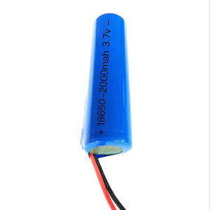 China <span class=keywords><strong>3</strong></span>,7 v 18650 2000mah battery rechargeable with pcm and connector - Product Image 4
